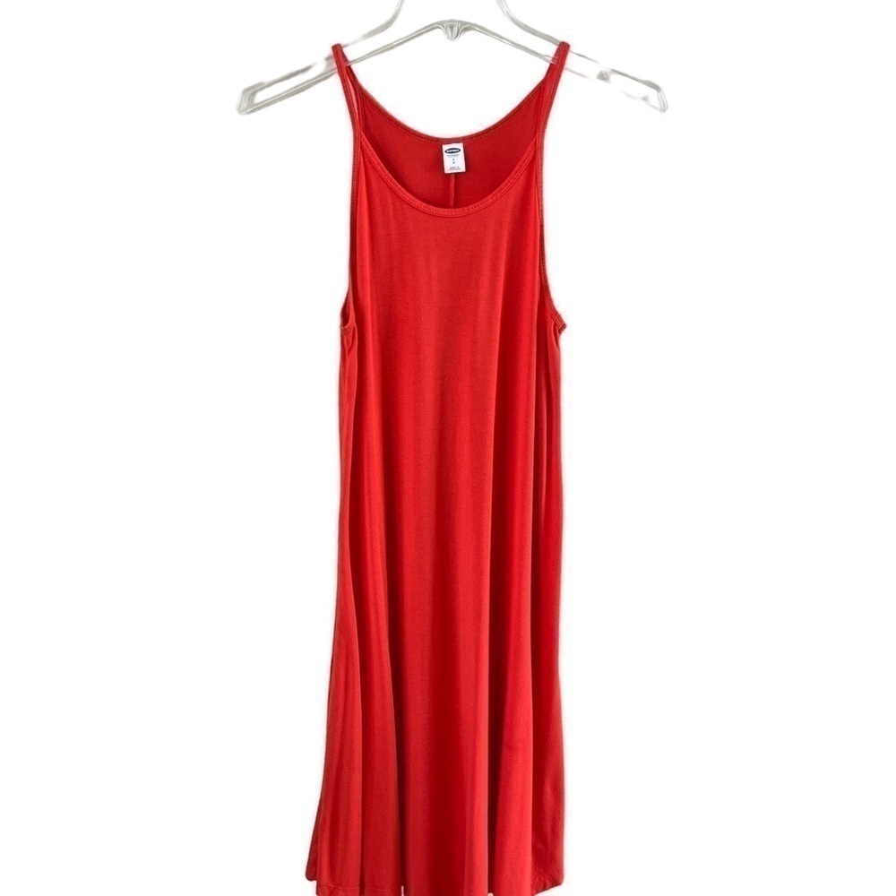 Old Navy halter swing dress midi straps full size small